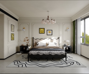 French Style Bedroom-ID:381588972
