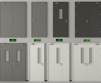 Modern Fire Door-ID:756521945