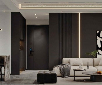 Modern A Living Room-ID:718791018