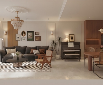 Modern A Living Room-ID:473372945