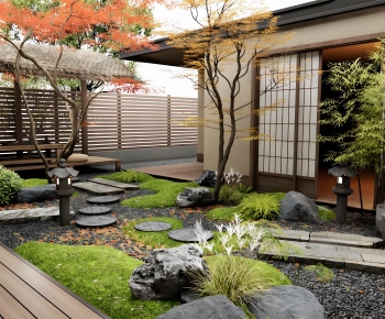 Japanese Style Courtyard/landscape-ID:820189003