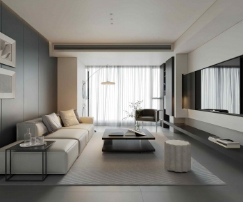 Modern A Living Room-ID:663220886