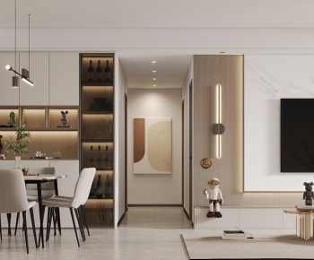 Modern A Living Room-ID:203412063