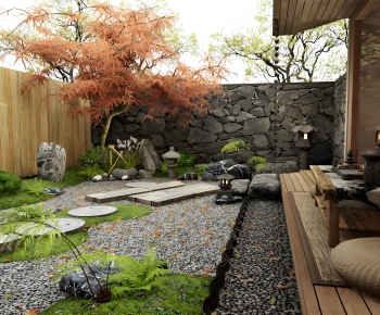 Japanese Style Courtyard/landscape-ID:445269119