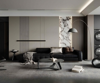 Modern A Living Room-ID:993062973