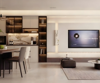 Modern A Living Room-ID:718329027