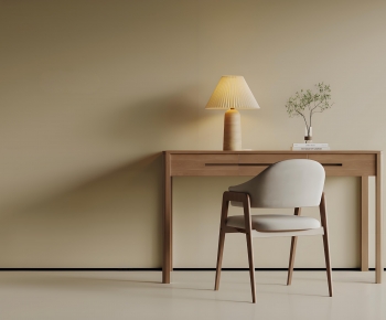 New Chinese Style Computer Desk And Chair-ID:757354027