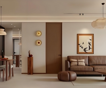 Modern A Living Room-ID:924129968