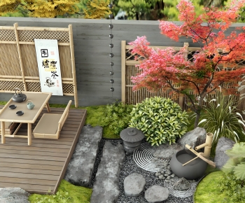 Japanese Style Courtyard/landscape-ID:338270754