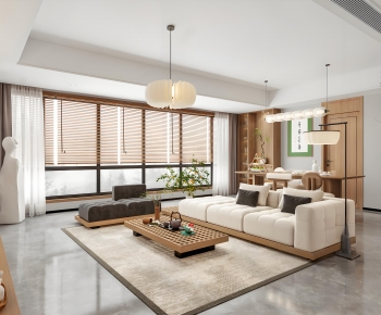 Japanese Style A Living Room-ID:641294969