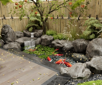 Japanese Style Courtyard/landscape-ID:820411926
