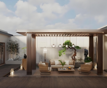 Japanese Style Courtyard/landscape-ID:661392931