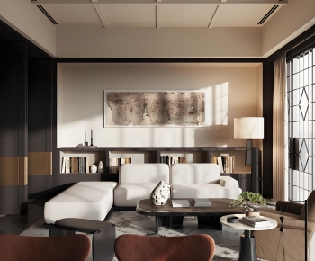 Modern A Living Room-ID:261873013