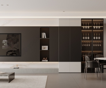 Modern A Living Room-ID:815454018