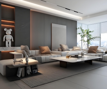 Modern A Living Room-ID:210995913