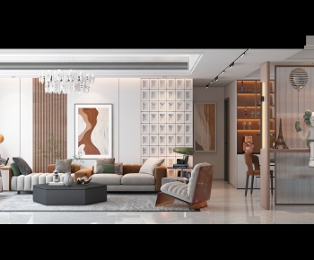 Modern A Living Room-ID:469988116