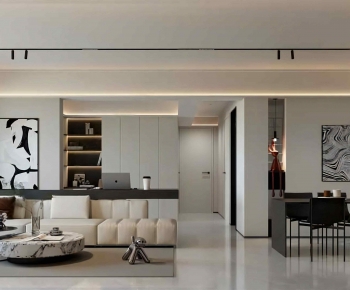 Modern A Living Room-ID:194374084