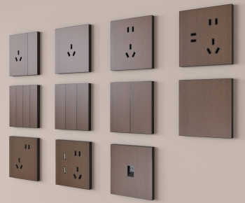 Modern Switch Socket Panel-ID:131875048