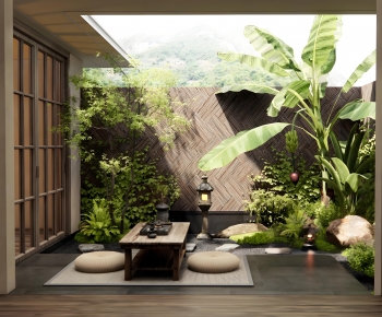 Japanese Style Courtyard/landscape-ID:120486977