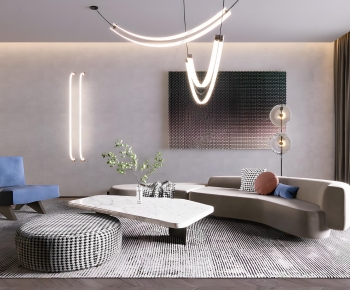 Modern A Living Room-ID:956913955