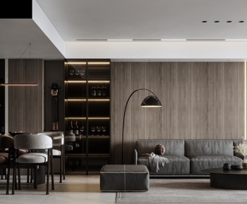 Modern A Living Room-ID:728950023