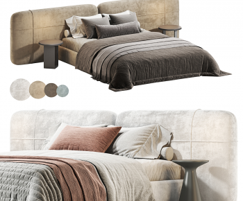 Modern Double Bed-ID:815557004