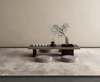 Japanese Style Tea Tables And Chairs-ID:386617909