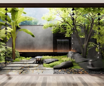 Japanese Style Courtyard/landscape-ID:379024034