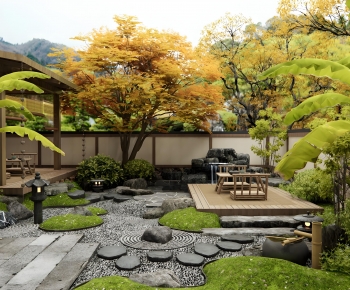Japanese Style Courtyard/landscape-ID:771656041
