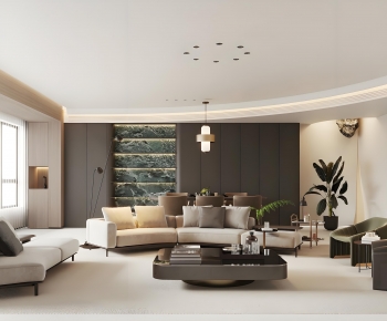 Modern A Living Room-ID:630372059