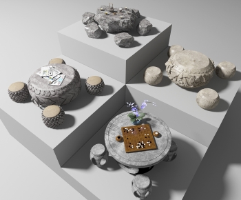 Chinese Style Outdoor Tables And Chairs-ID:263582941