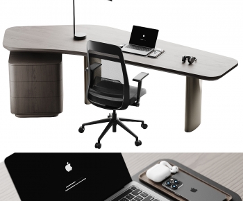 Modern Office Desk And Chair-ID:365328075