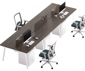 Modern Office Desk And Chair-ID:655920532