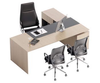 Modern Office Desk And Chair-ID:970911983