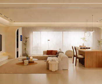 Modern A Living Room-ID:790622956