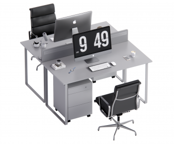 Modern Office Desk And Chair-ID:720803022
