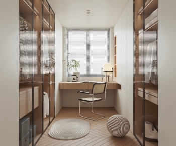 Modern Clothes Storage Area-ID:975941902