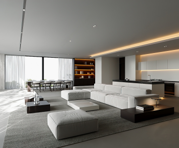 Modern A Living Room-ID:293092977