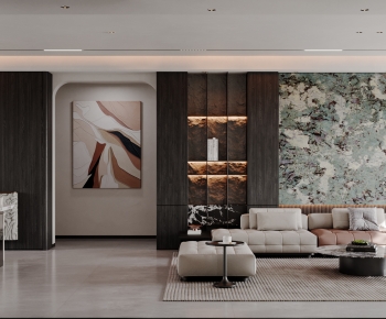 Modern A Living Room-ID:843286994