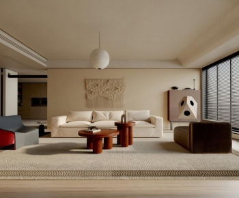 Wabi-sabi Style A Living Room-ID:809824944