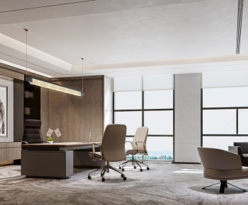 New Chinese Style Manager's Office-ID:516544105