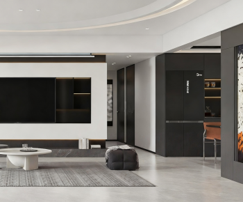 Modern A Living Room-ID:608079455