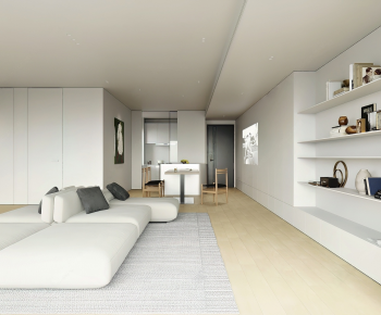 Modern A Living Room-ID:995583065