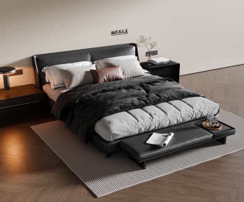 Modern Double Bed-ID:160019485