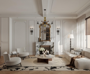 French Style A Living Room-ID:752232078