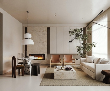Modern A Living Room-ID:166990041