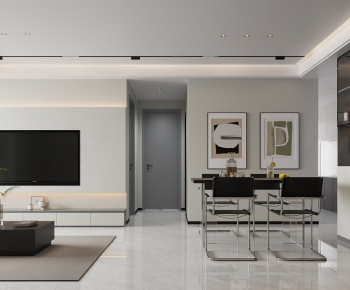 Modern A Living Room-ID:689951905