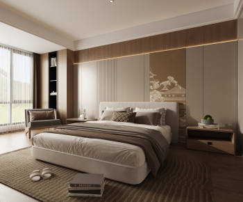 New Chinese Style Bedroom-ID:920084003