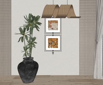 Modern Ground Green Plant Potted Plants-ID:602561951