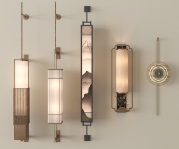 New Chinese Style Wall Lamp-ID:709783081